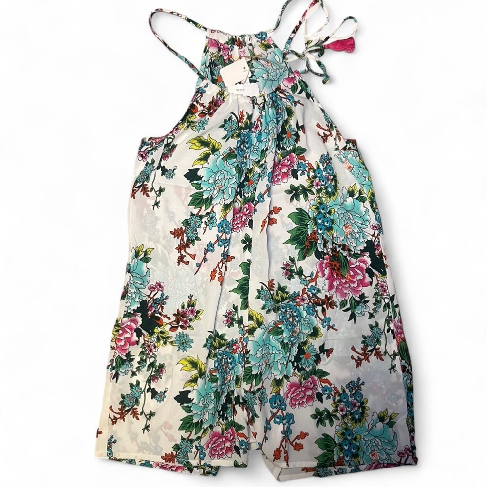 Floral Halter Romper